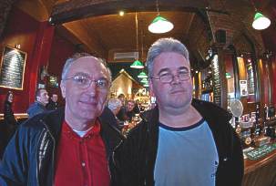 Howard and Steve before the Wycombe game, November 2005