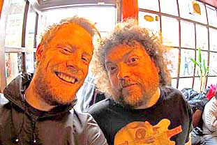 Chris and Ted compare facial hair