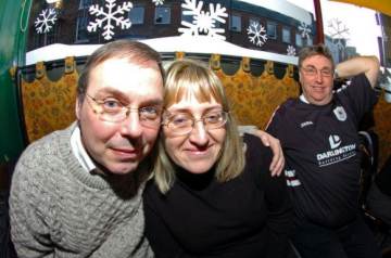 John, Bev and Neil pre-Christmas 2005
