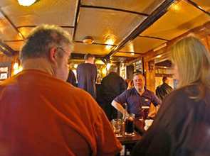 Through the pub window